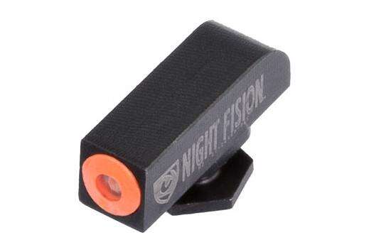 Sights Lasers Night Fision LLC Ready Series Perfect Dot Front Night Sight Only Orange/Green Tritium for Glock